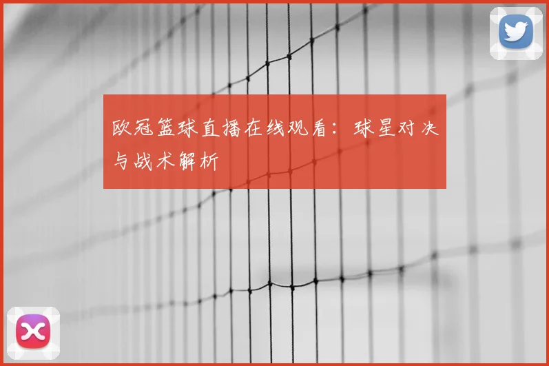 欧冠篮球直播在线观看：球星对决与战术解析